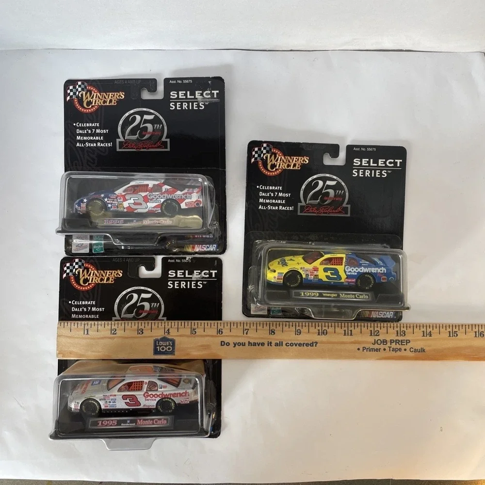 Dale Earnhardt Winners Circle 25th Anniversary 1:43 Diecast Car Lot of 3 NASCAR